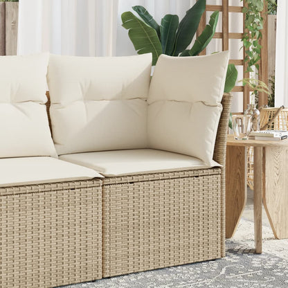 Gartensofa Mit Kissen Poly Rattan