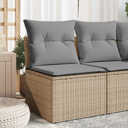 Gartensofa Mit Kissen Poly Rattan