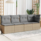 Gartensofa Mit Kissen Poly Rattan