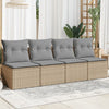 Gartensofa Mit Kissen Poly Rattan