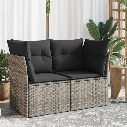 Gartensofa Mit Kissen Poly Rattan