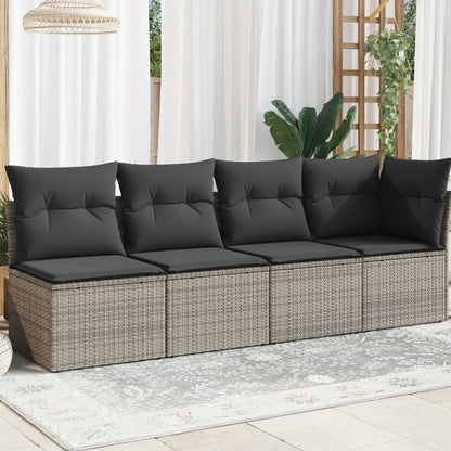 Gartensofa Mit Kissen Poly Rattan