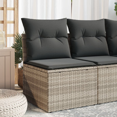 Gartensofa Mit Kissen Poly Rattan