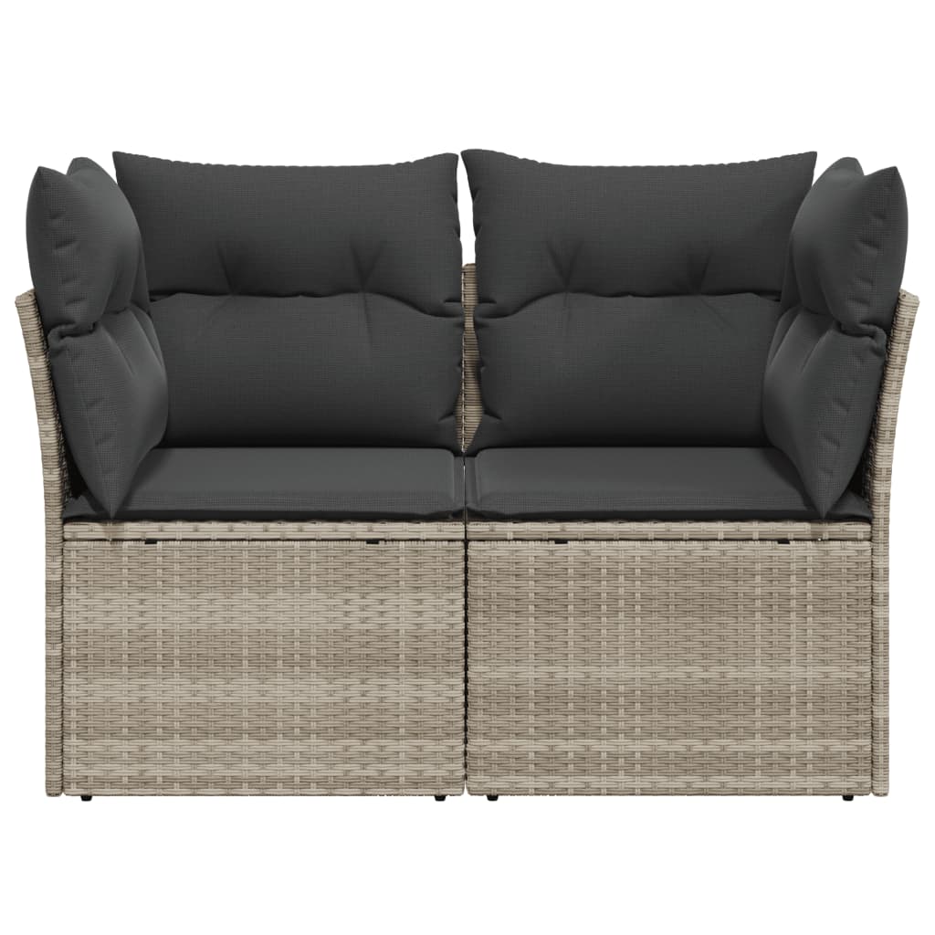 Gartensofa Mit Kissen Poly Rattan