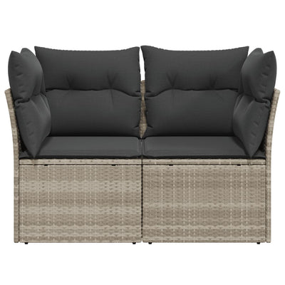 Gartensofa Mit Kissen Poly Rattan