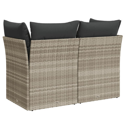 Gartensofa Mit Kissen Poly Rattan