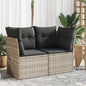 Gartensofa Mit Kissen Poly Rattan