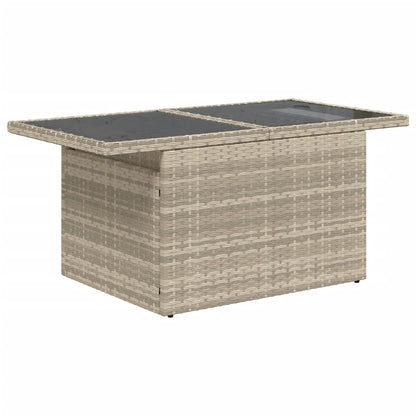 Gartentisch Mit Platte 100X55X73 Cm Poly Rattan