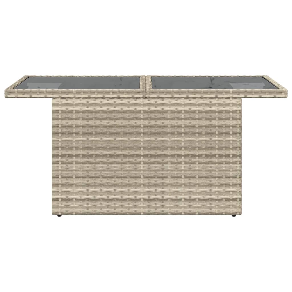 Gartentisch Mit Platte 100X55X73 Cm Poly Rattan