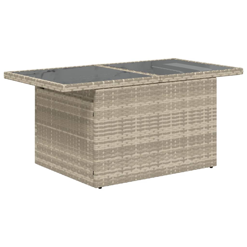 Gartentisch Mit Platte 100X55X73 Cm Poly Rattan