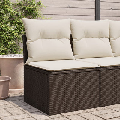 Gartensofa Mit Kissen Poly Rattan