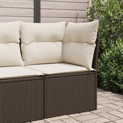 Gartensofa Mit Kissen Poly Rattan