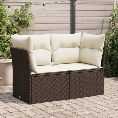 Gartensofa Mit Kissen Poly Rattan