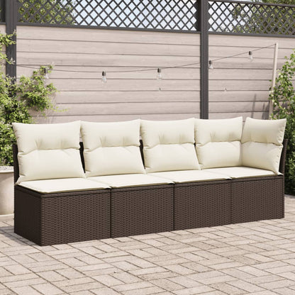 Gartensofa Mit Kissen Poly Rattan