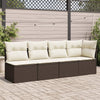 Gartensofa Mit Kissen Poly Rattan