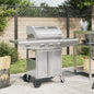 Gasgrill Mit 5 Flammen Silbern Edelstahl