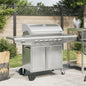 Gasgrill Mit 5 Flammen Silbern Edelstahl