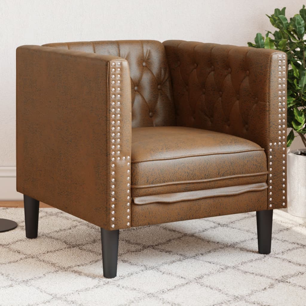 Chesterfield-Sofa Kunstleder