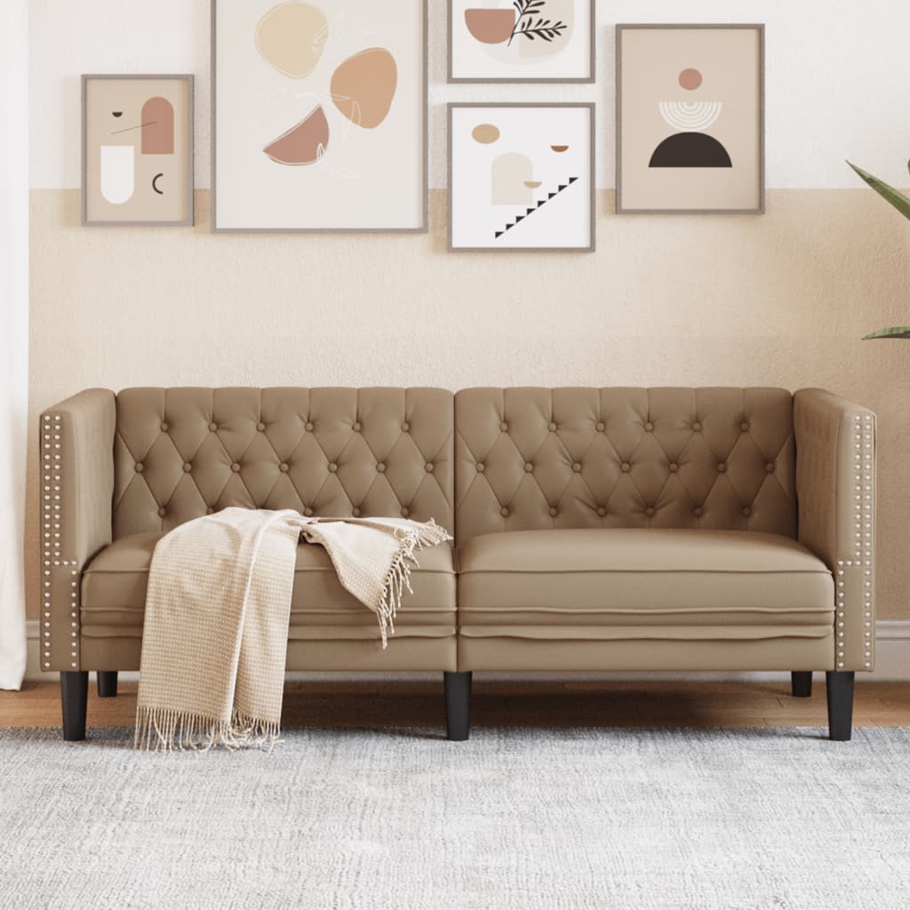 Chesterfield-Sofa Kunstleder