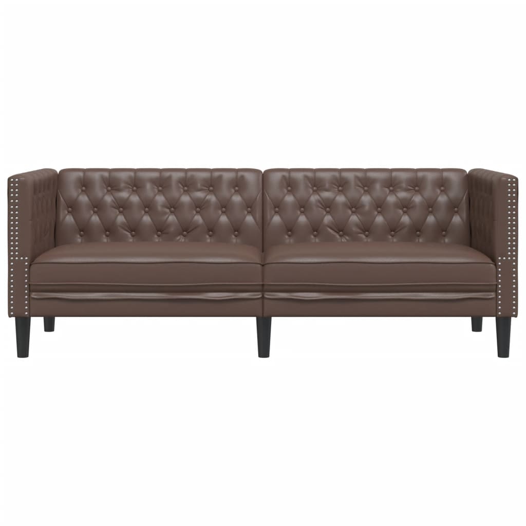 Chesterfield-Sofa Kunstleder