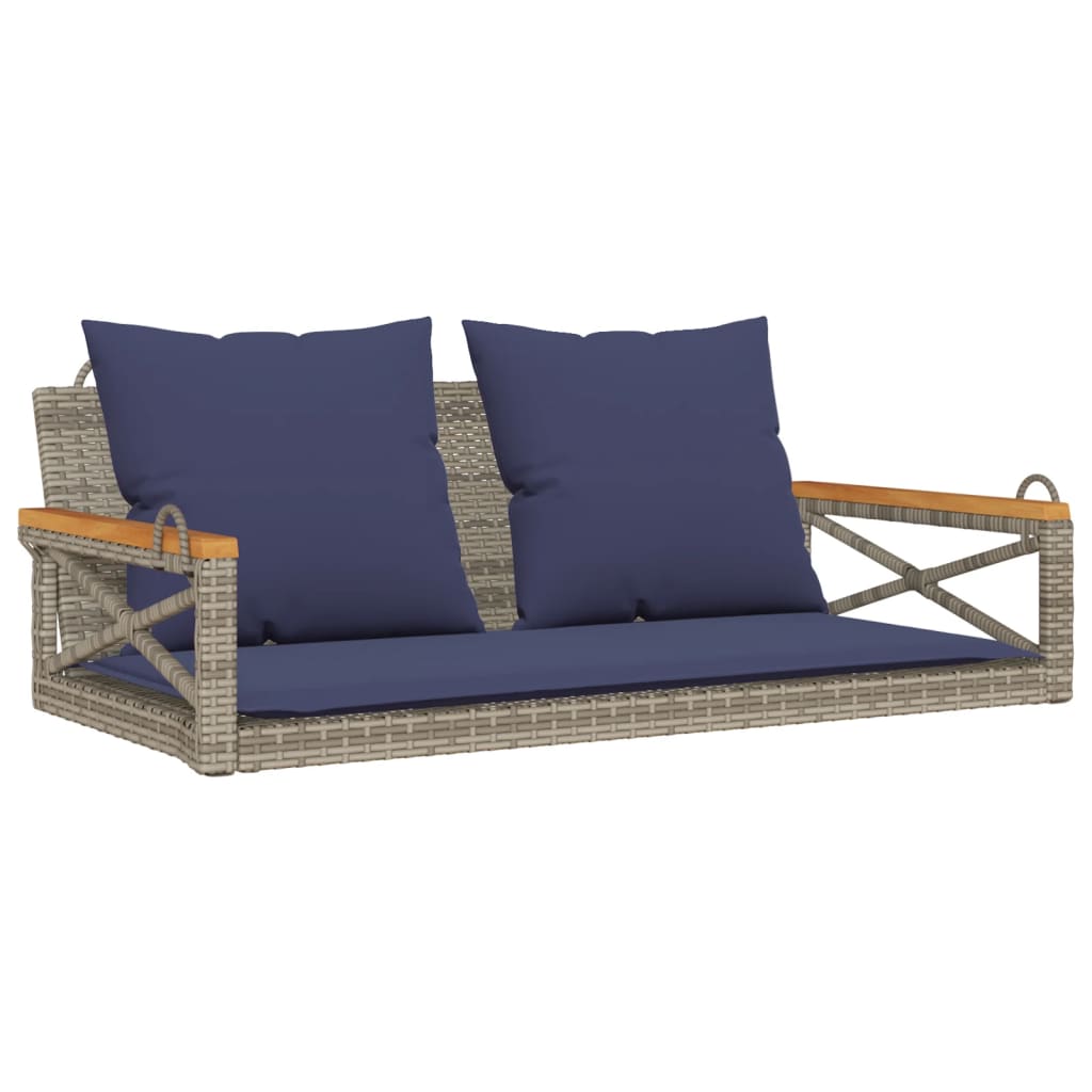 Hängebank Mit Kissen 109X62X40 Cm Poly Rattan