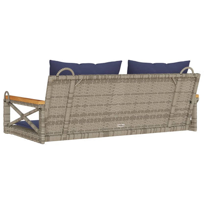 Hängebank Mit Kissen 109X62X40 Cm Poly Rattan