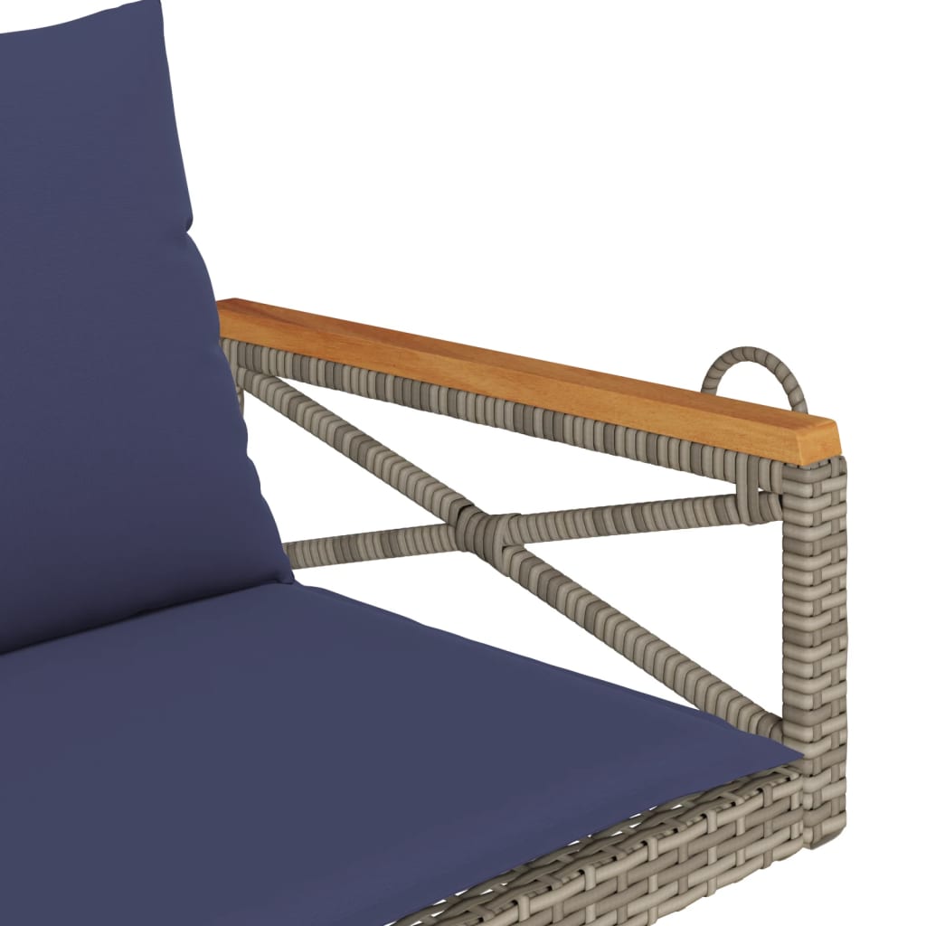 Hängebank Mit Kissen 109X62X40 Cm Poly Rattan