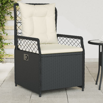 Gartensessel 2 Stk. Verstellbar Poly Rattan