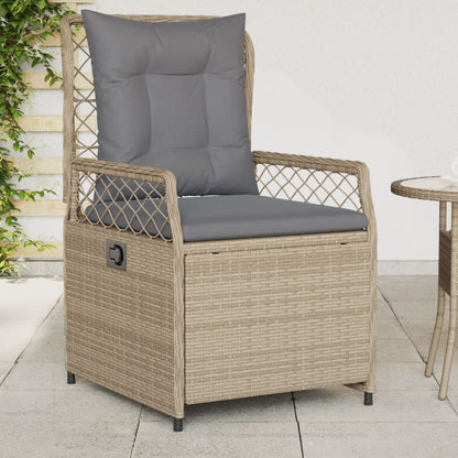 Gartensessel 2 Stk. Verstellbar Poly Rattan