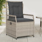 Gartensessel 2 Stk. Verstellbar Poly Rattan