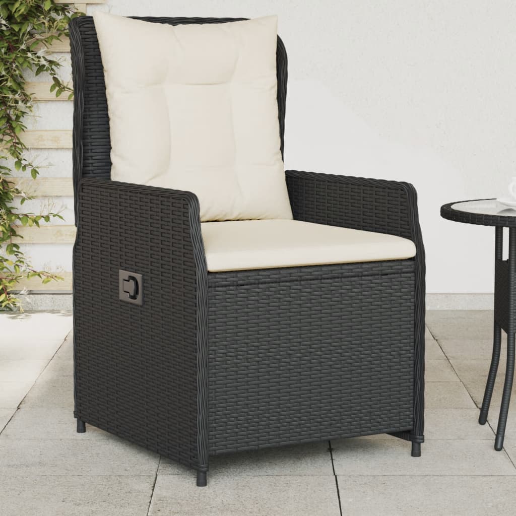 Gartensessel 2 Stk. Verstellbar Poly Rattan