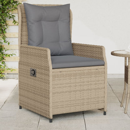 Gartensessel 2 Stk. Verstellbar Poly Rattan