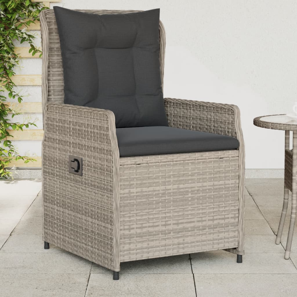 Gartensessel 2 Stk. Verstellbar Poly Rattan