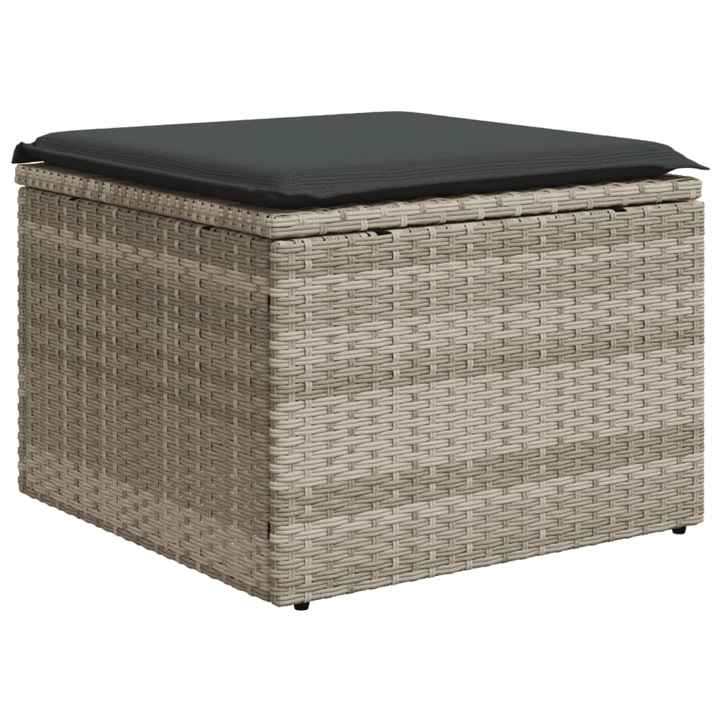 6-Tlg. Garten-Sofagarnitur Mit Kissen Poly Rattan