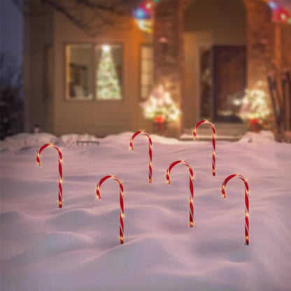 Ambiance Weihnachtsdeko Zuckerstangen 4 Stk.