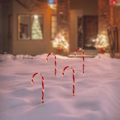 Ambiance Weihnachtsdeko Zuckerstangen 4 Stk.