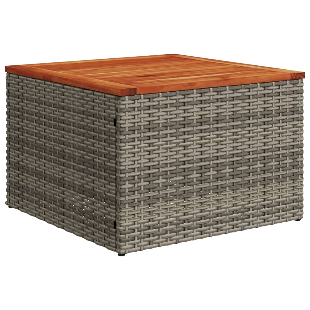 4-Tlg. Garten-Sofagarnitur Mit Kissen Poly Rattan