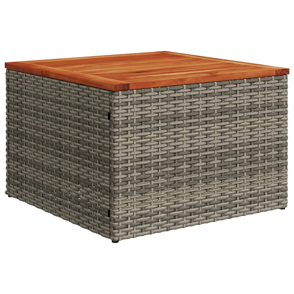 12-Tlg. Garten-Sofagarnitur mit Kissen Poly Rattan