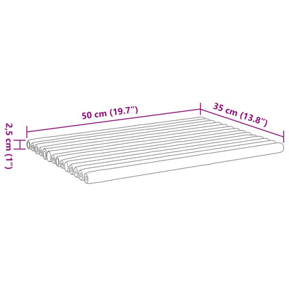 Badematten 2 Stk. Bambus