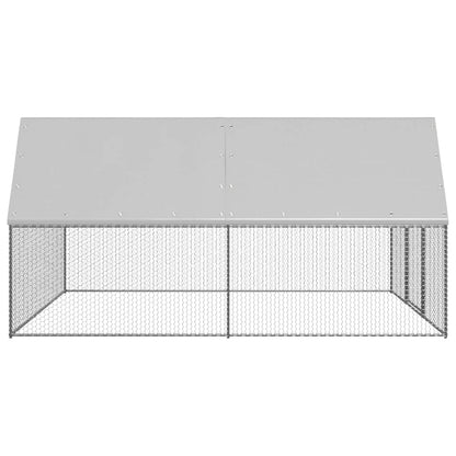 Hühnerkäfig 3X4X2 M Verzinkter Stahl