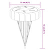 Solar-Bodenleuchten Mit Erdspieß 4 Stk. Warmweiß