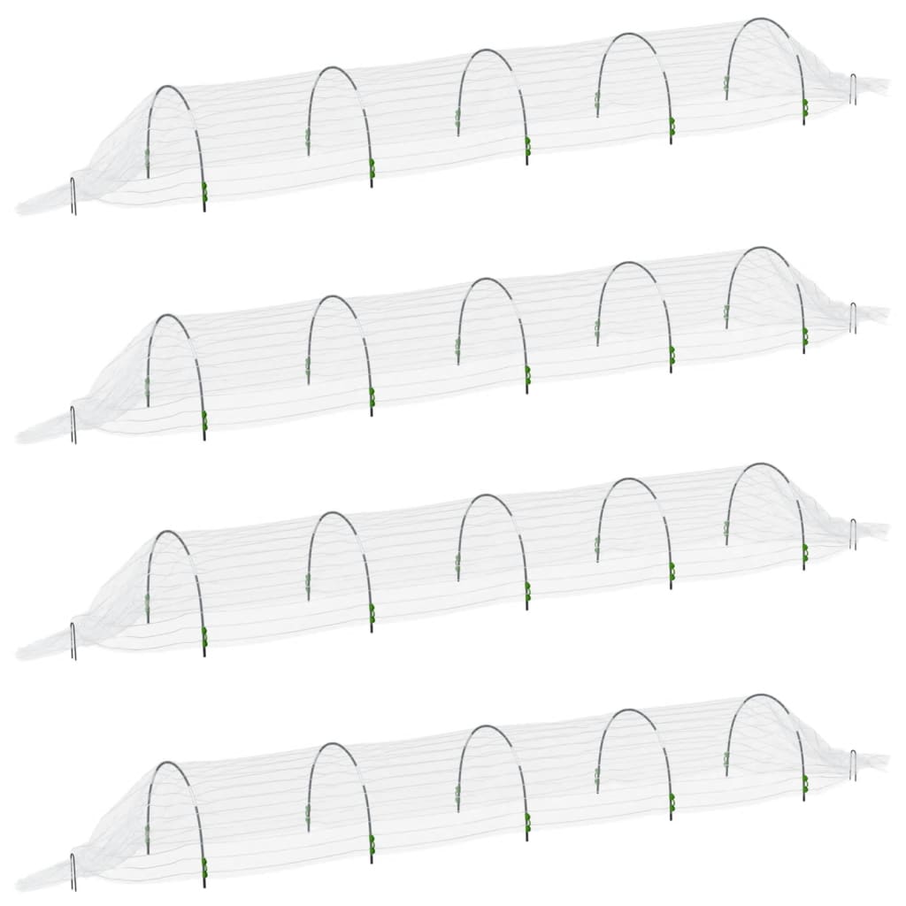 Netztunnel 4 Stk. 1,5X5 M Fiberglas Und Pp