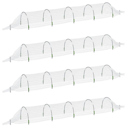 Netztunnel 4 Stk. 1,5X5 M Fiberglas Und Pp