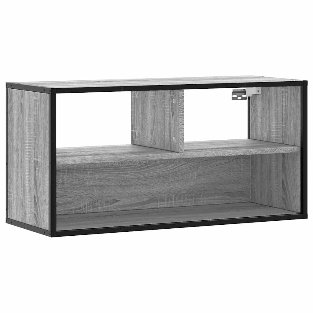 Tv-Schrank 80X31X39,5 Cm Holzwerkstoff Und Metall