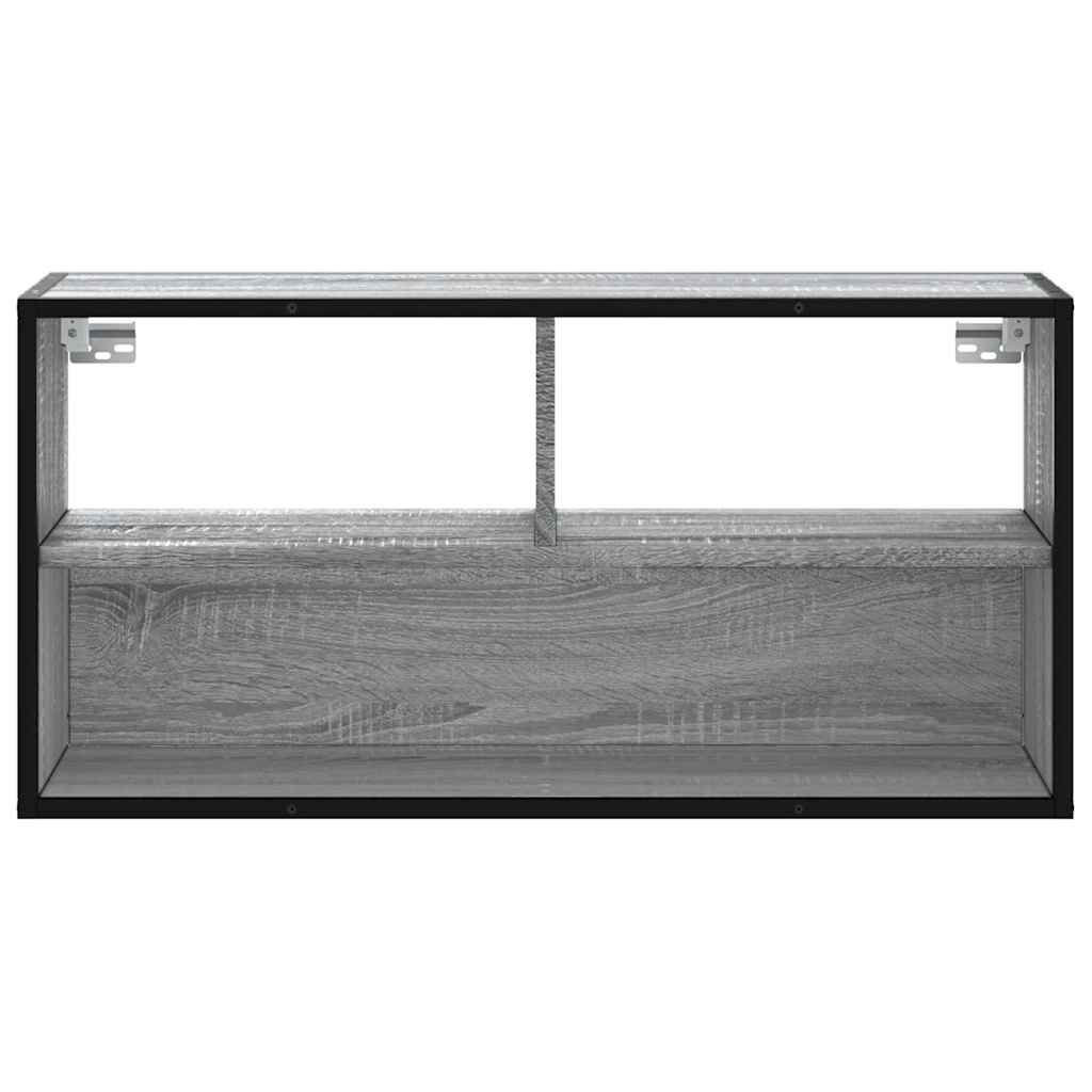 Tv-Schrank 80X31X39,5 Cm Holzwerkstoff Und Metall