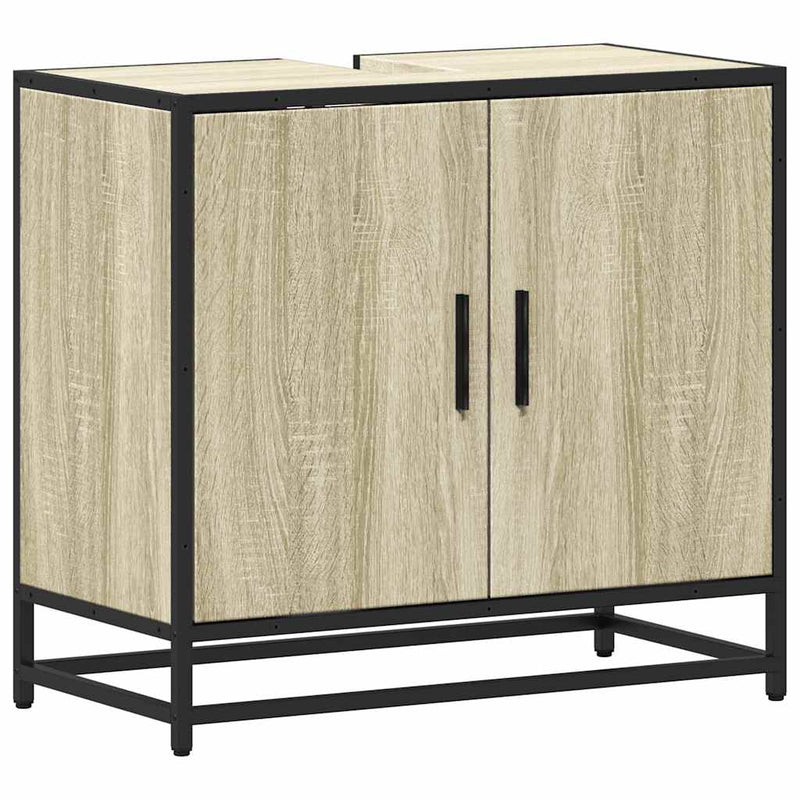 Badschrank Sonoma-Eiche 65X33X60 Cm Holzwerkstoff