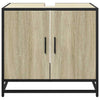 Badschrank Sonoma-Eiche 65X33X60 Cm Holzwerkstoff