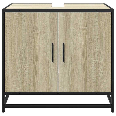 Badschrank Sonoma-Eiche 65X33X60 Cm Holzwerkstoff