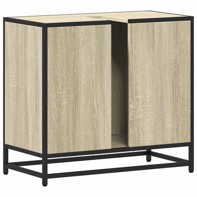 Badschrank Sonoma-Eiche 65X33X60 Cm Holzwerkstoff