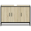 Waschbeckenunterschrank Sonoma-Eiche 90X33X60 Cm Holzwerkstoff